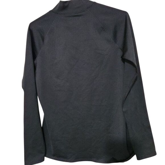 Under Armour Coldgear Top For Women Size Large Fitted Black Color  Mock Neck - Picture 2 of 9